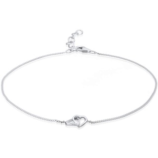 Elli Herz Liebe Unendlich Strand 925 Sterling Silber Fußketten Damen