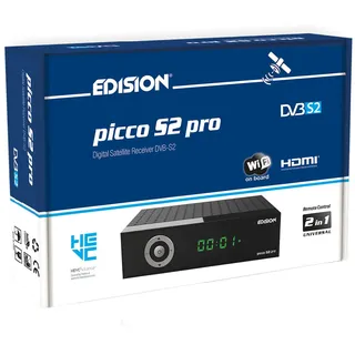 Edision Picco S2 pro Full HD Satelliten Receiver DVB-S2 H.265 HEVC