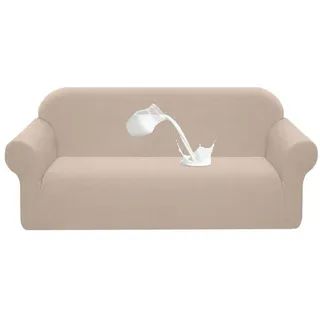 Granbest Sofabezug Stretch Wasserdicht Spandex Jacquard Anti 3 Sitzer Khaki