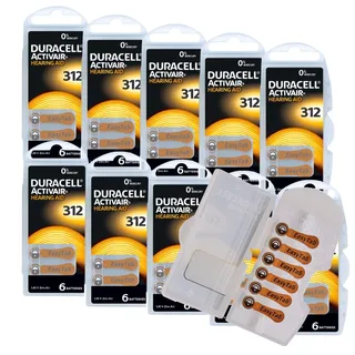 gerland hörgeräte Duracell Activair 312 Hörgerätebatterien ZL3 braun MHD 2028