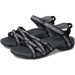 Womens Sandale, Palms Black/White, 38 EU