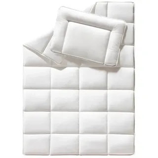 fan f.a.n. Kinder-Bettenset - Set aus Decke 100x135 cm und Kissen 40x60 cm, 100% Baumwolle