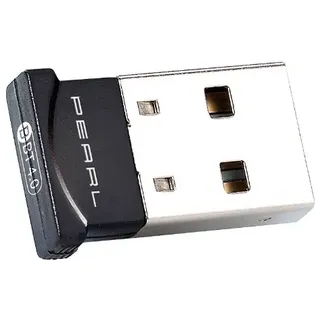 Pearl Stick, Bluetooth: Ultrakompakter USB-Adapter, Bluetooth 4.0, Klasse 1, EDR+CSR, 100 m (Dongle, USB Dongle, Empfänger)