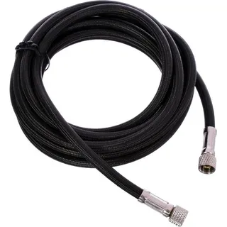 TC TECHNIC Airbrush Pneumatischer Schlauch 1/8 Zoll 3m Schwarz Geflochten