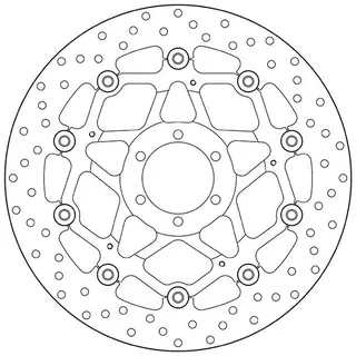 Brembo Bremsscheibe PRIME - Serie-Oro - Floating Disc 78B40870