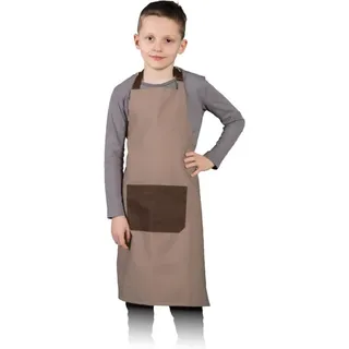 Kinderschürze Braun 55x68 cm