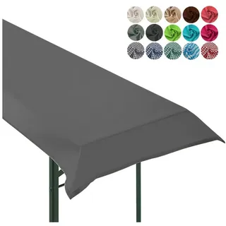 heimtexland Tischdecke Bierzeltgarnitur 90 x 240 cm Grau