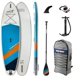 WHITE WATER Funboard 325 x 81 x 15 cm weiß