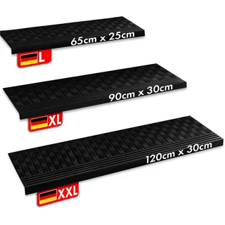 karat homeliving Gummi-Stufenmatten für außen Diamond 30 x 90 cm