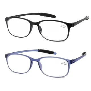 IEYELUUK Lesebrille Utraleicht Blaulichtfilter für Damen Herren Ohne Gelbstich, Lesehilfe Entspiegelt Biegsam für Handy, Leicht Dioptrien +2,75 - Breite: 134 mm, Bügelänge: 135 mm