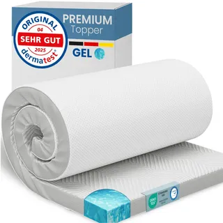 Bestschlaf Gel Topper 5 cm hoch 140 x 200 cm weiß