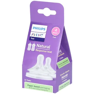Philips Avent Natural Response SCY964/02 Trinksauger 3 m+ Medium Flow 4 2 St.