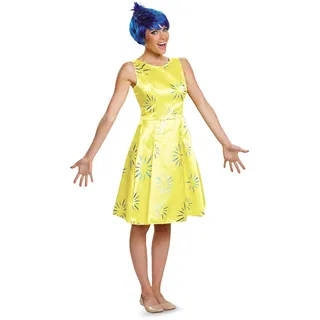 Disguise Deluxe Erwachsenenkostüm Inside Out Joy, gelb, L - L