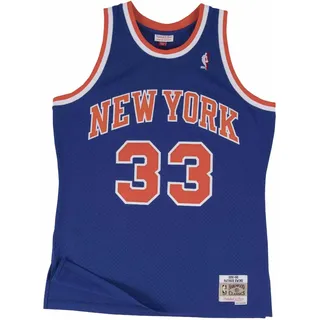 Mitchell & Ness Mitchell & Ness, Herren, Sportshirt, Swingman Jersey New York Knicks 199192 Patrick Ewing (M), Blau, M
