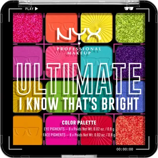 NYX Professional Makeup Ultimate Shadow Palette 04W I Know Thats