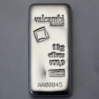 Silberbarren 1kg/1000g VALCAMBI (999,9)