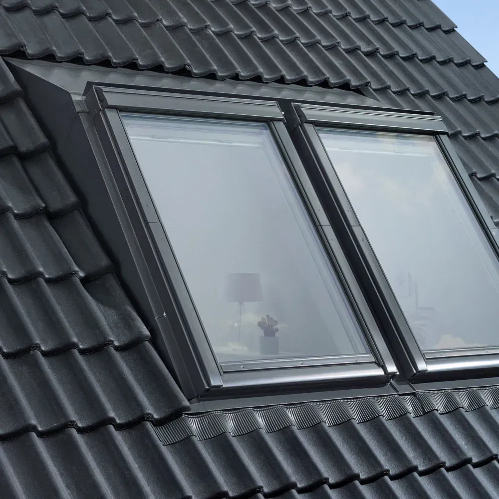 VELUX Kombi-Aufkeilrahmen EAS MK06 6021E Schiefer Stehfalz Alu