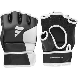 Adidas MMA Handschuhe Speed Tilt G250, Boxhandschuhe Größe S, Sparring Training Gloves, schwarz/weiß