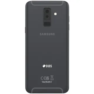 Samsung Galaxy A6 Plus Original Akkudeckel (Abdeckung, Samsung Galaxy A6), Mobilgerät Ersatzteile, Schwarz