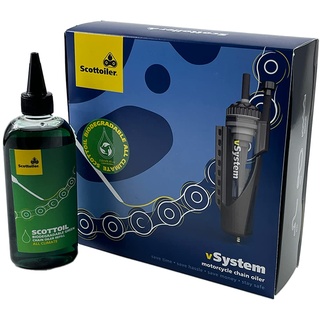 Scottoiler vSystem Kettenöler, inkl. Scottoil Grün Alle Temperaturen biologisch abbaubar