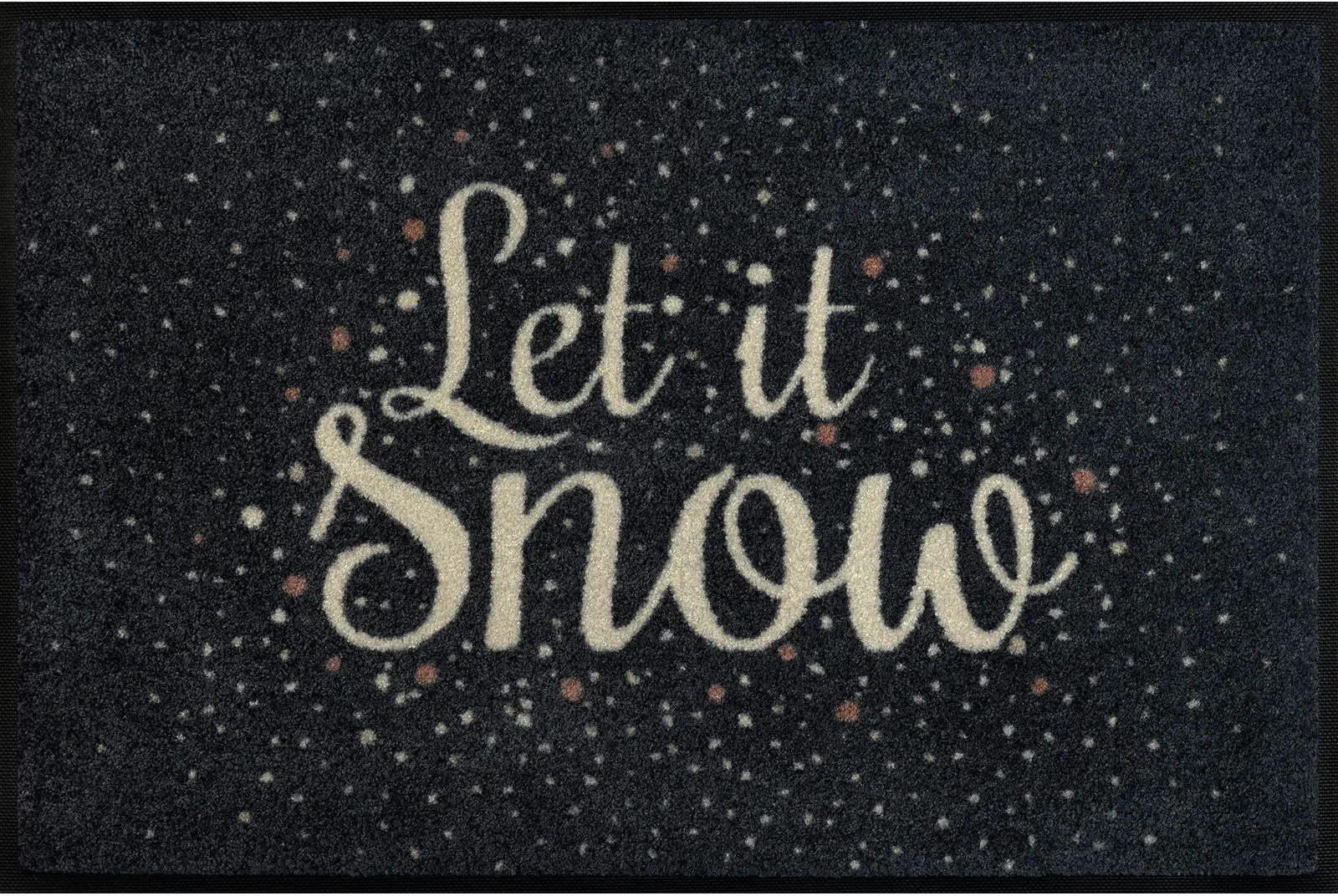 WASH + DRY Fußmatte 40 x 60 cm Motiv LET IT SNOW