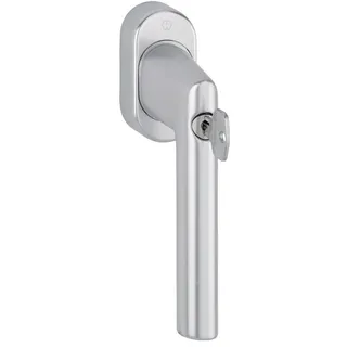 HOPPE Fenstergriff Amsterdam 0400S/US9056 100NM Alu.32-42mm F1 Alu.silberfarben abschl.