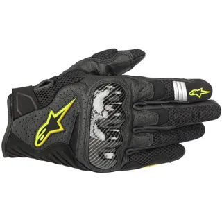 Alpinestars SMX 1 Air V2 Handschuhe - Schwarz/Neon-Gelb / L