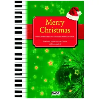 HAGE MUSIKVERLAG Merry Christmas für Klavier, Keyboard oder Gitarre