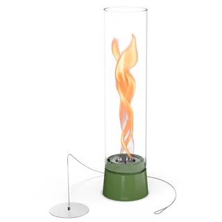 höfats SPIN air 1200 Tischfeuer Emaille grün