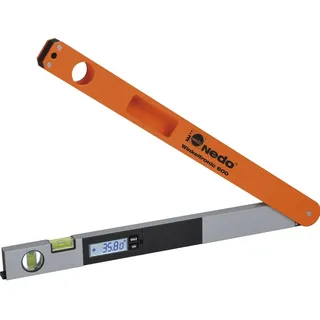 NEDO Winkelmessgerät Winkeltronic Messber.0-355Grad Schenkel-L.45cm 0,1Grad NEDO