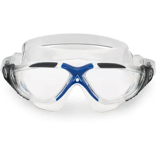 Aqua Sphere AQUASPHERE Herren Brille VISTA, TRANSPARENT DARK GREY LENS CLEAR, L