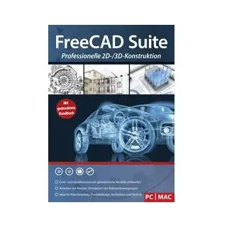 Markt + Technik Markt & Technik 1900433 FreeCAD Suite Vollversion, 1 Lizenz Windows CAD-Software