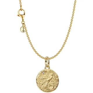 Pandora 21206 Damen-Schmuckset Kette mit Anhänger Schwalbe Goldfarben
