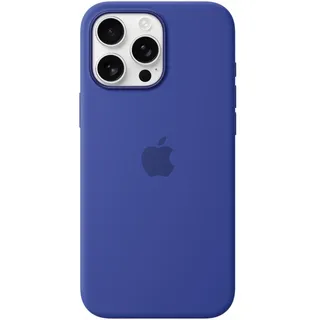 Apple Silikon Case mit MagSafe für iPhone 16 Pro Max ultramarin