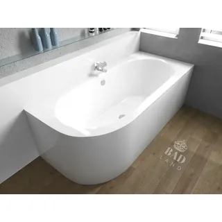 Badland Badewanne AVITA 170x75 mit AcrylSchürze | Ablauf & Füße GRATIS ! - 75 cm X 55,5 cm X 42 cm