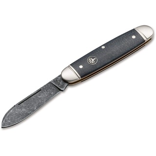 Magnum Böker Manufaktur Solingen Unisex – Erwachsene Club Knife Jute Taschenmesser, Silber, 16,5 cm