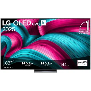 OLED83C5ELB 83" 4K OLED evo AI Smart TV C5