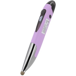 2.4G Wireless Mouse Pen, Mausstift mit Links/Rechts/Taste, Scrollrad, PC Capacitive Screen Handschrift Stylus Pen mit Adaptern für Tablet/Telefon für XP / 7/8/10(lila)
