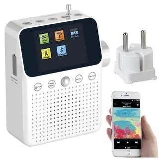 VR-Radio 2in1-Steckdosenradio schwarz
