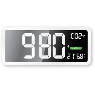 Technoline WL 1040 mit CO2 Messung Wanduhr