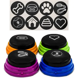 Sprachbuttons für Hunde mit Spielmatte     | Hundespielzeug | Farbe: Uni Anzahl: 1 Stück one size  | Vulpes Goods