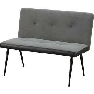 Hti-Living 2-Sitzer Bank Anthrazit/Grau Joschka