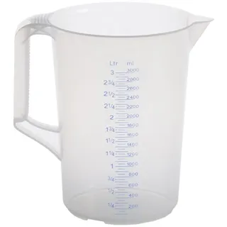 Hünersdorff 938000 Messbecher 3000ml Kunststoff