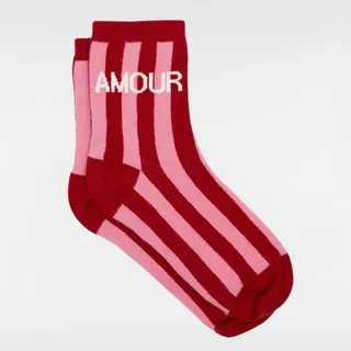 BillyBelt Socken Amour Pink/Rot