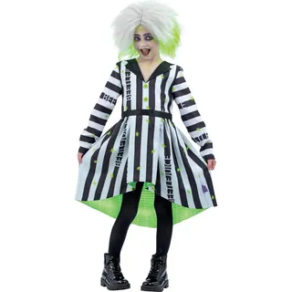 Smiffys Beetlejuice Kostümkleid für Mädchen (116, 122, 128)