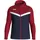 Kapuzenjacke Marine/Chili Rot 128