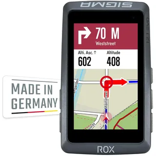 Sigma ROX 12.1 EVO Sensor Set - Night Grey Fahrrad-Navi Fahrrad Europa Bluetooth®, GPS, GLONASS