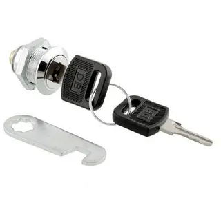 B-Safe Briefkastenschloss 16 mm Schubladen Spint Schloss mit 2 Schlüsseln