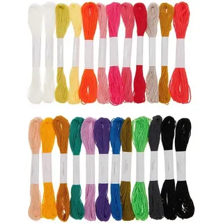 Rico Design Stickgarnset Multicolour Fashion, 24-teilig
