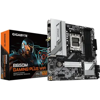 Gigabyte B650M GAMING PLUS WIFI mATX Mainboard Sockel AM5 DP/HDMI